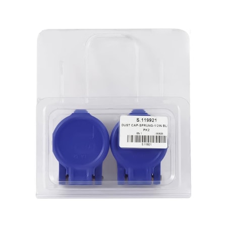 Aftermarket S119921 Dust Cap, 12 Blue, Female Coupling, 2 pcs Agripak Fits Faster SpA S.119921-SPX